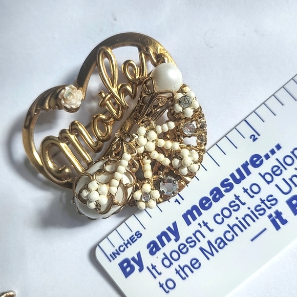 Vintage "Mother" Brooch Modified Design - Picture 3 of 8